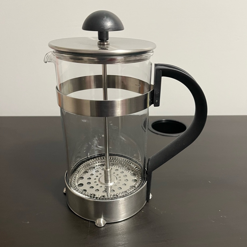 IKEA Upphetta Glass and Stainless Steel French Press Coffee Maker